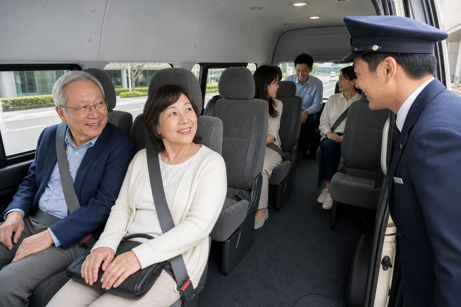 Toyota Hiace Wagon Grand Cabin(10人乗り参考) 車内サービス