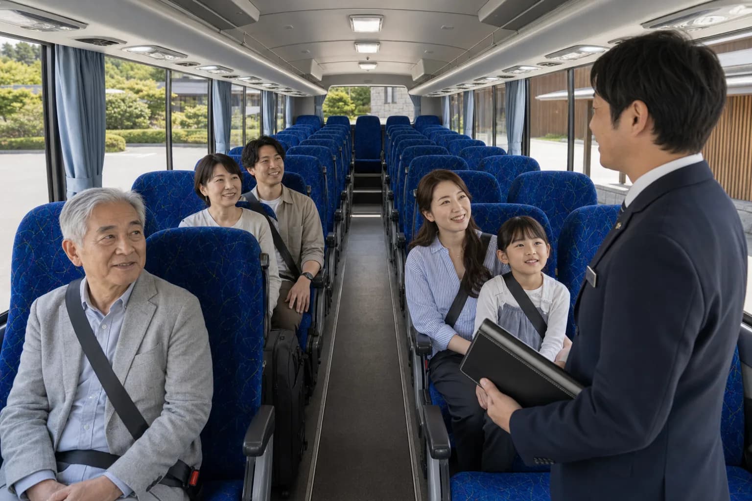 Hino Melpha Super Deluxe(代表車種) 車内サービス