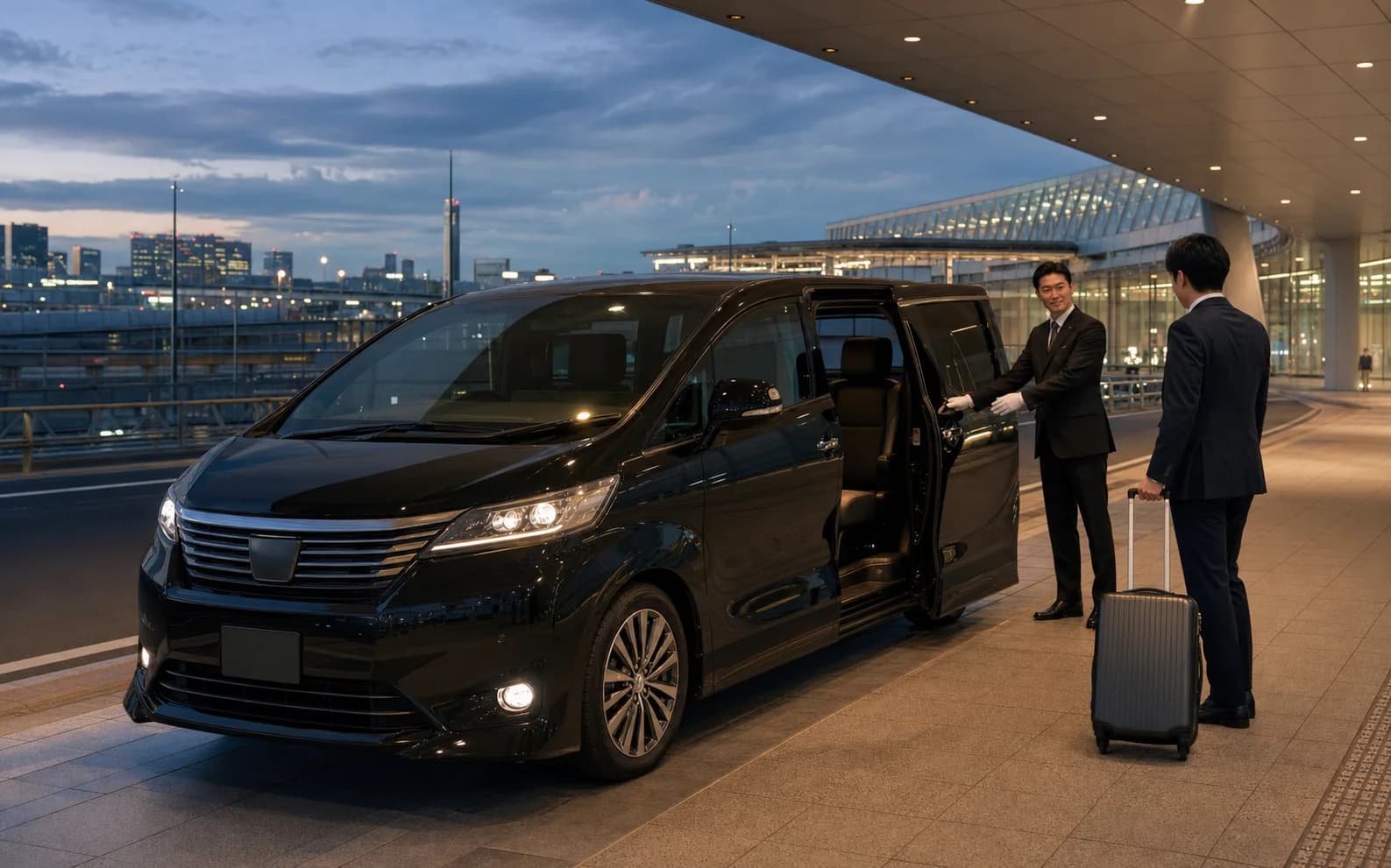 하네다 공항에서 더 간편하게 이동하세요. — GM LIMO service scene