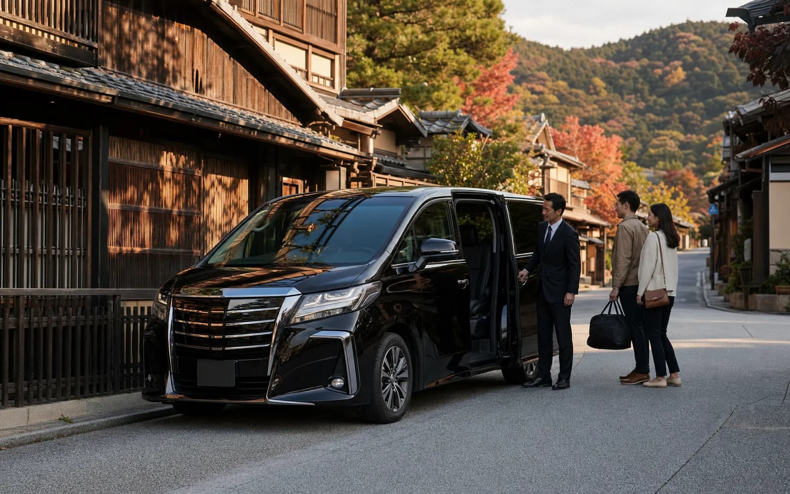 在大阪与京都之间,按自己的节奏移动。 — GM LIMO service scene